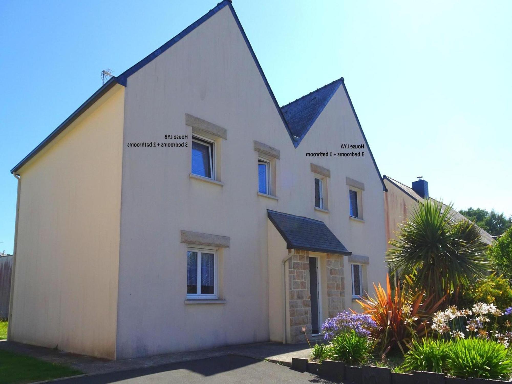 Modern Semi Detached House With Terrace Saint Quay Portrieux Villa Exterior foto