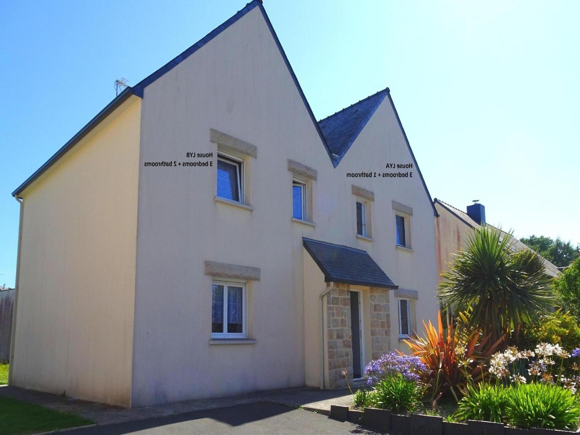 Modern Semi Detached House With Terrace Saint Quay Portrieux Villa Exterior foto